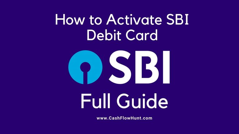 How to Activate SBI Debit Card By SMS?