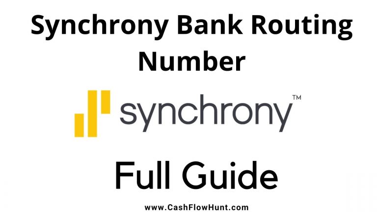 Synchrony Bank Routing Number – NJ, CA, NYC, FL, CT, DE, DC