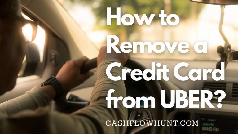 How to Delete Credit Card from Uber?