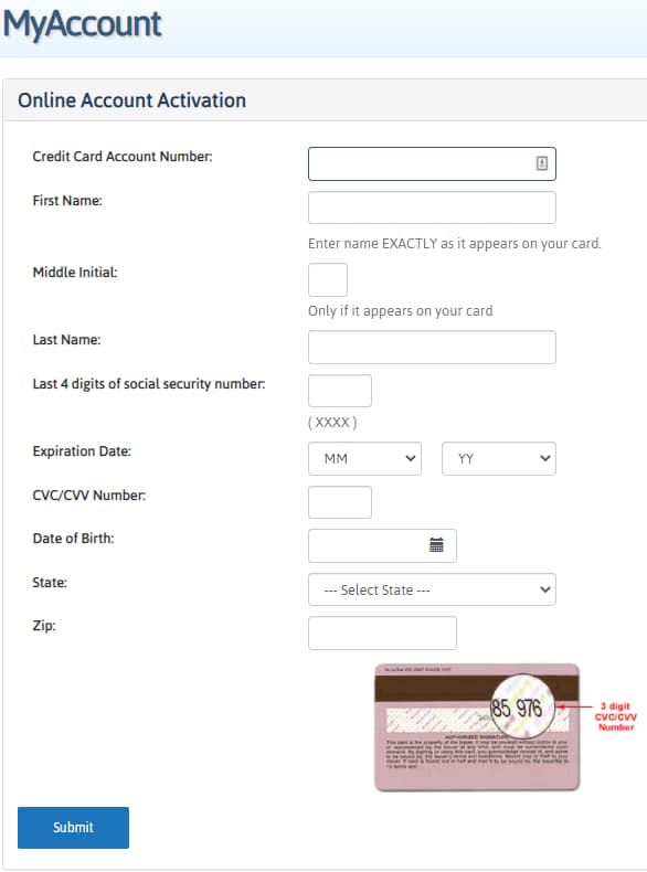 activate OpenSky credit card