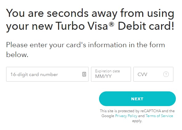 TurboPrepaidCard.com/Activate