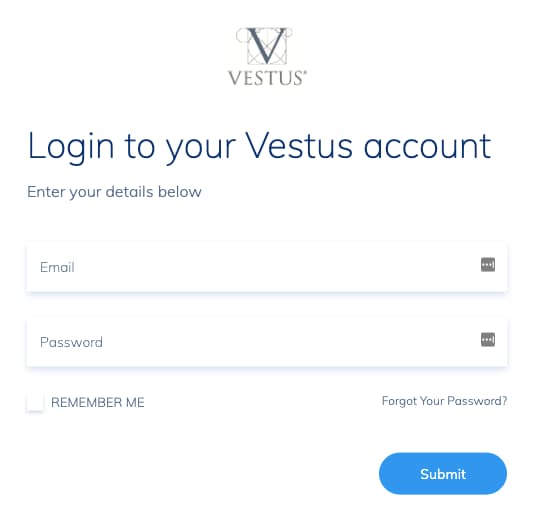 Vestus Login Registration & Forgot Password at www.vestus.com